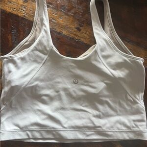 lululemon athletica Women's Cream Tank Top